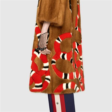 gucci green coat|gucci fur coats female.